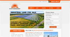 Desktop Screenshot of divyaestate.com